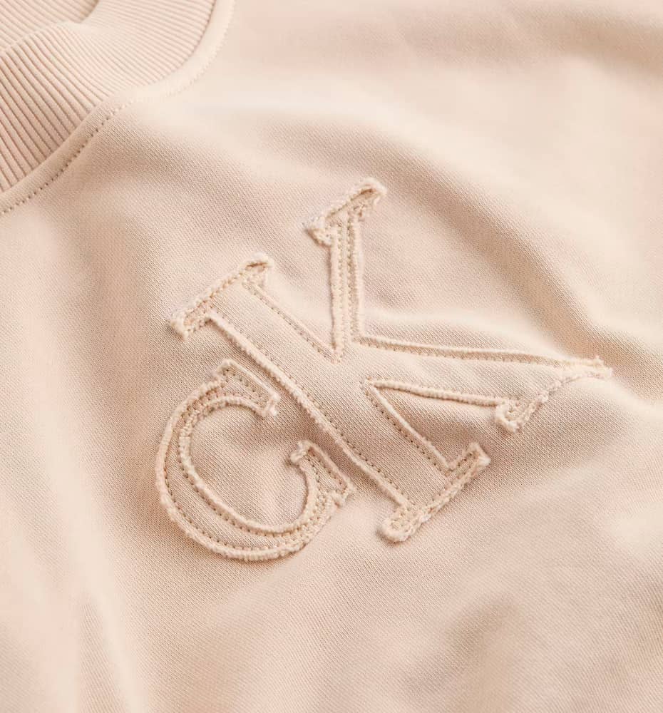 Casual Sweatshirt_Women_CALVIN KLEIN Ck Applique Crewneck