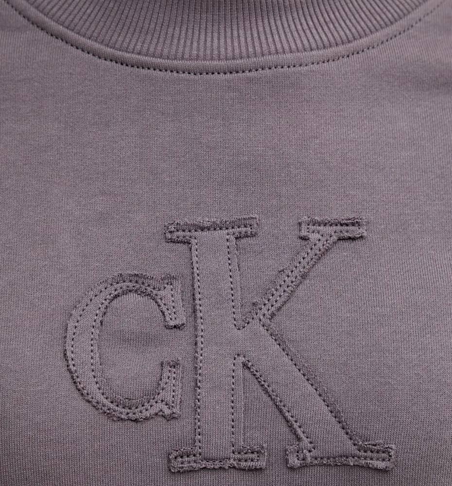 Casual Sweatshirt_Women_CALVIN KLEIN Ck Applique Crewneck