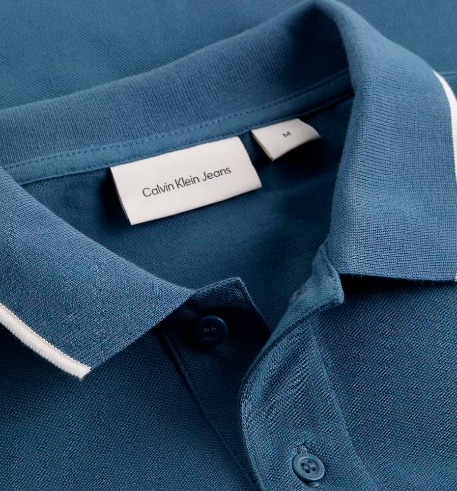 Polo Casual_Hombre_CALVIN KLEIN Tipping Slim Polo