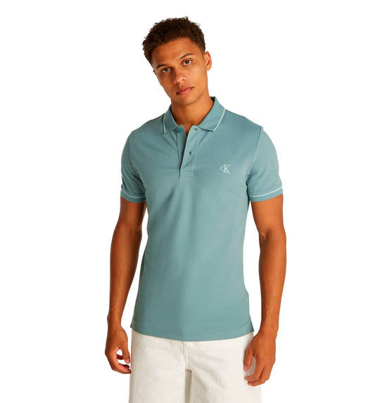 Polo Casual_Men_CALVIN KLEIN Tipping Slim Polo