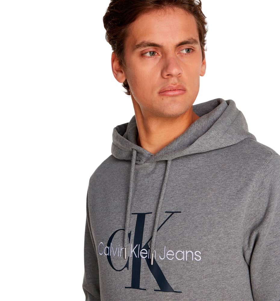 Casual Hoodie_Men_CALVIN KLEIN Seasonal Monogram Regular Hoodie