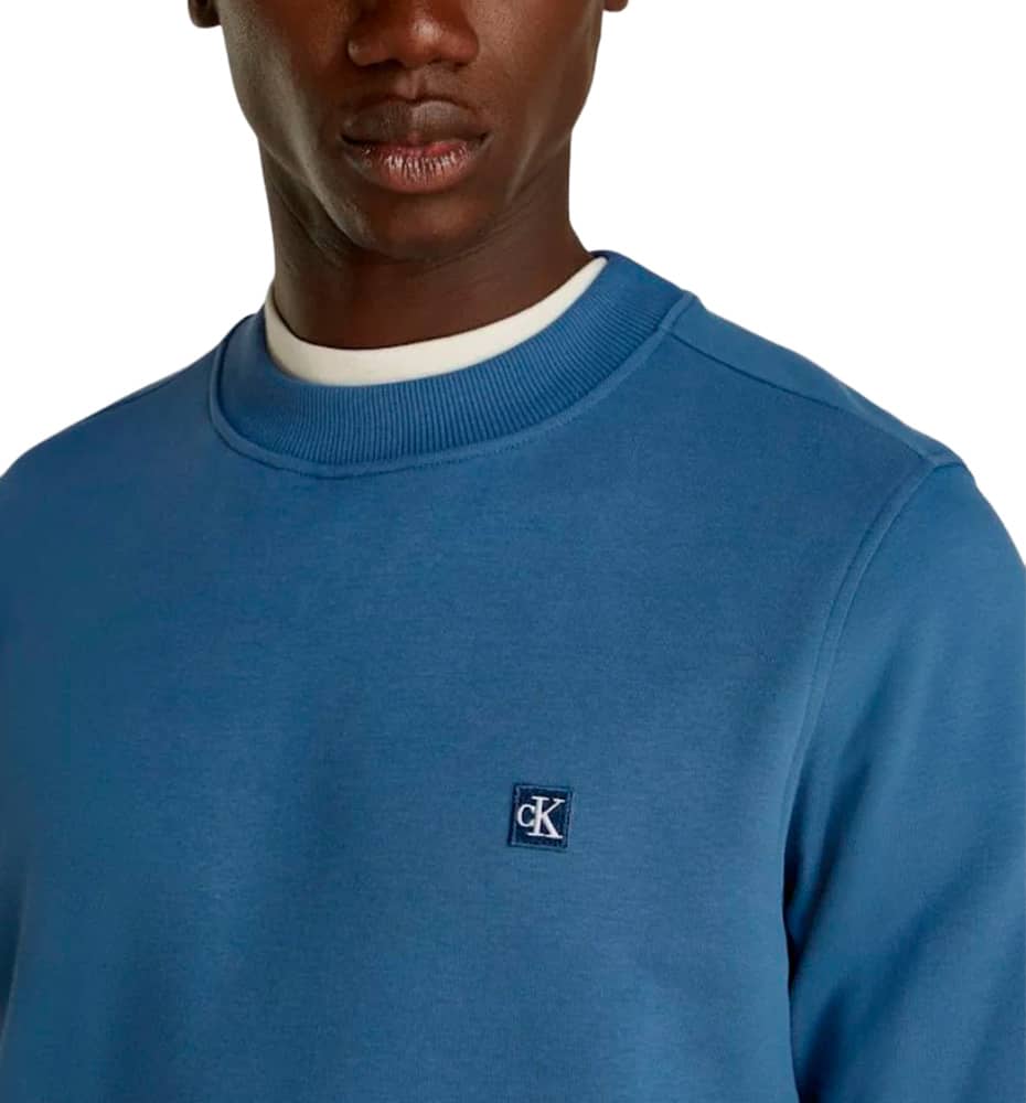 Casual Sweatshirt_Men_CALVIN KLEIN Ck Embro Badge Crew Neck