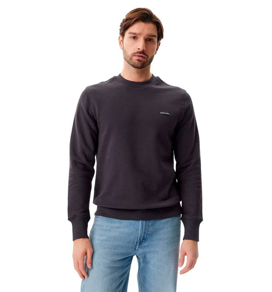 Casual Sweatshirt_Men_Calvin Klein Label Crew Neck
