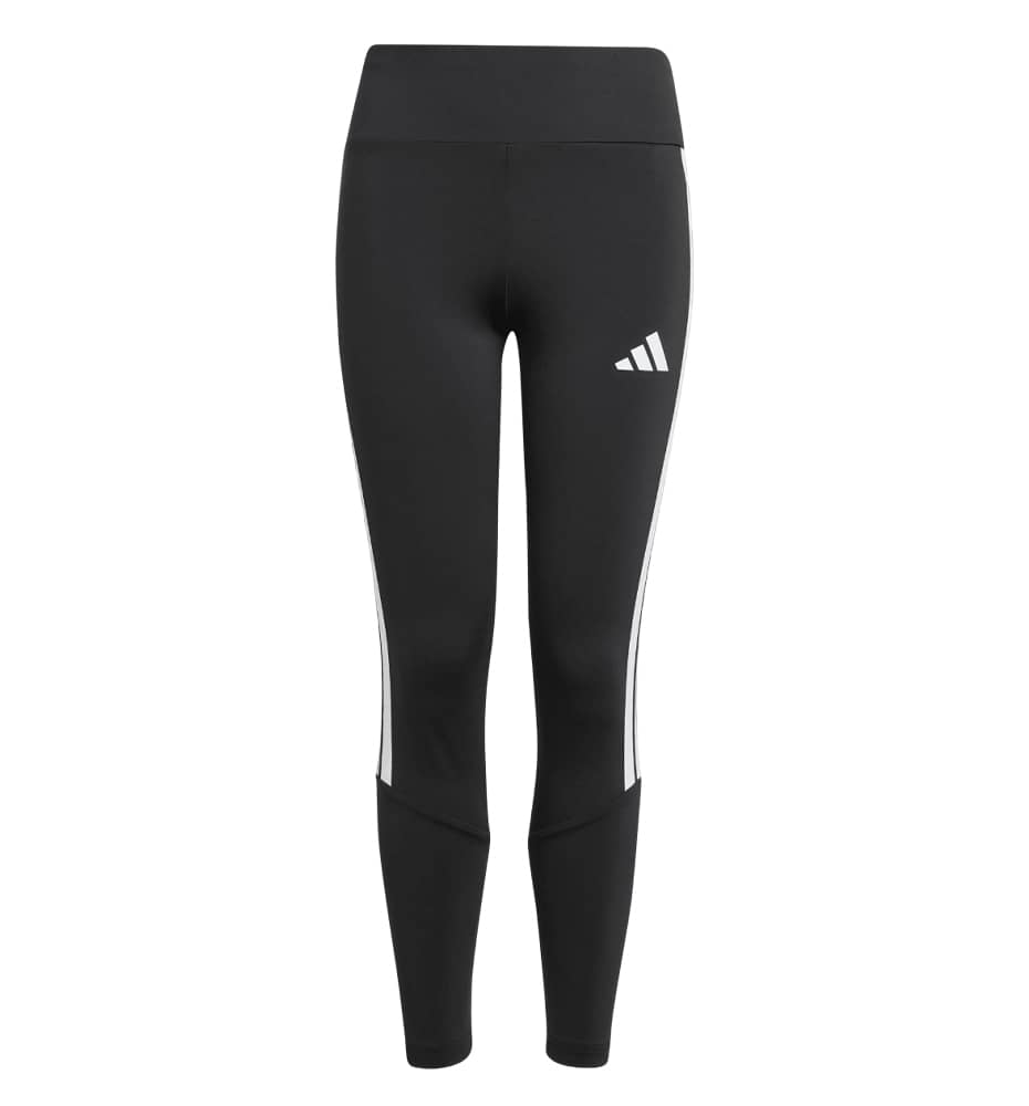 Casual Long Tights for Girls - Adidas Jg Train Essentials 3 Stripes