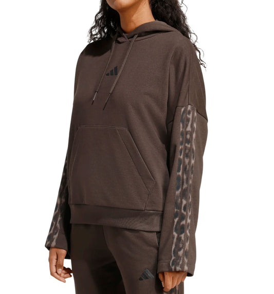 Hoodie Sudadera Capucha Casual_Mujer_ADIDAS Essentials Leopard