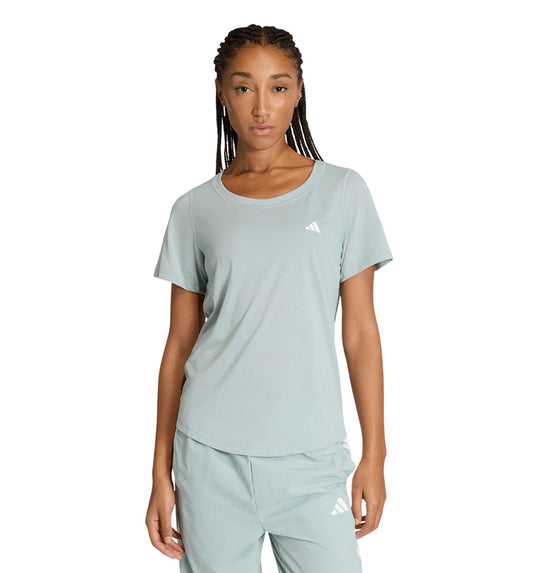 Camiseta Fitness Adidas Workout Essentials Scoop Neck