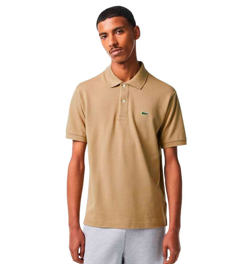 Polo Casual Lacoste Chemise Col Bord-Cotes Manches