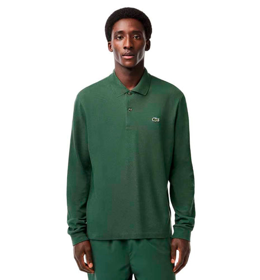 Polo Casual_Hombre_LACOSTE Long Sleeved Ribbed Collar Shirt
