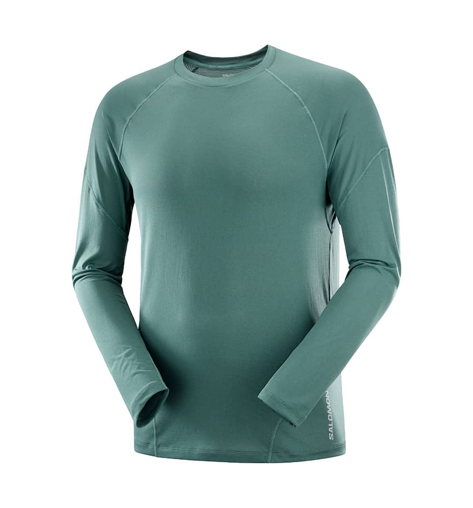 T-shirt M/L Trail Salomon Cross Run Ls Tee M