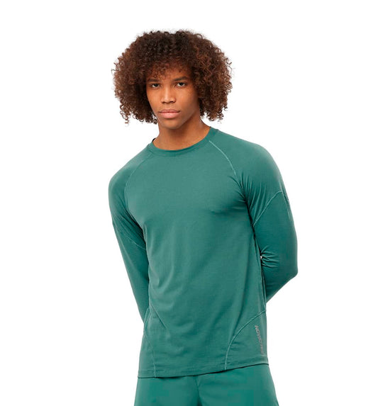 T-shirt M/L Trail Salomon Cross Run Ls Tee M