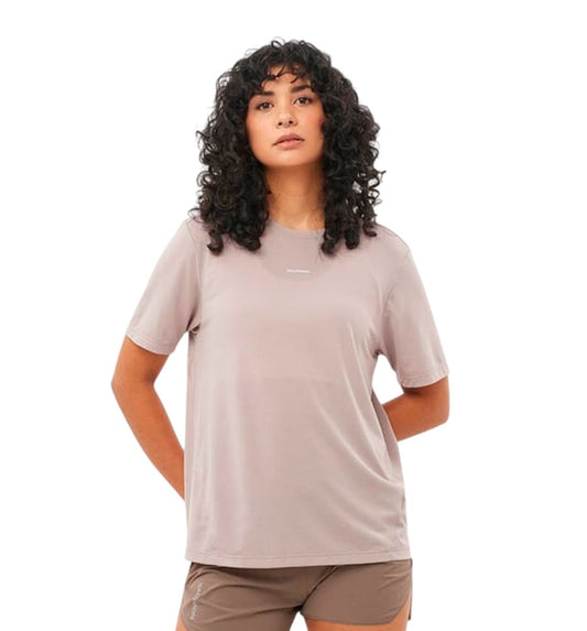 Camiseta M/c Trail_Mujer_SALOMON Shkout Core Ss Tee W