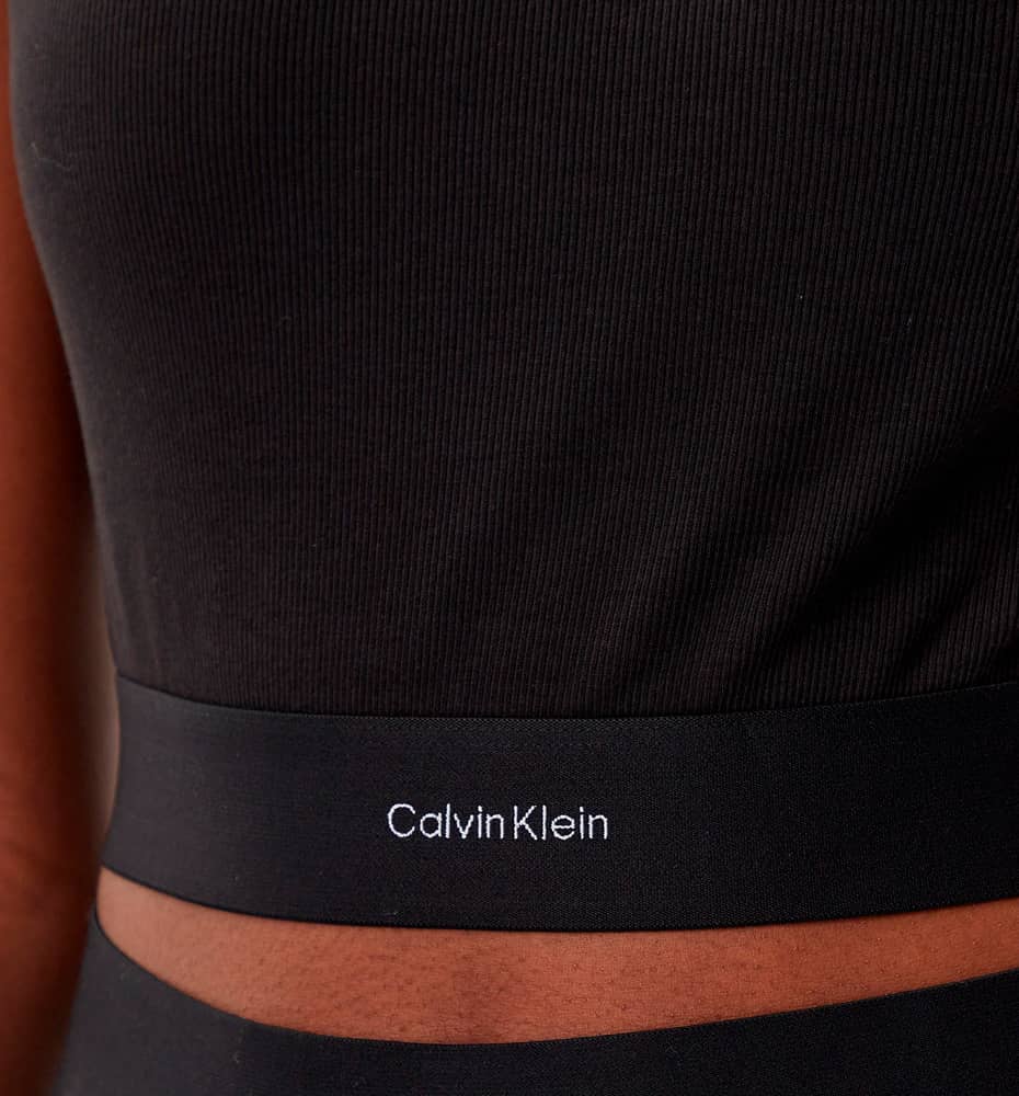 Top Casual_Mujer_CALVIN KLEIN Rib Crop Tee