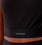 T-shirt M/C Casual Calvin Klein Rib Crop Tee