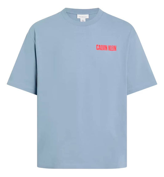 T-shirt M/c Casual_Men_CALVIN KLEIN Ss 16s Rlx Vert Logo Cn Tee