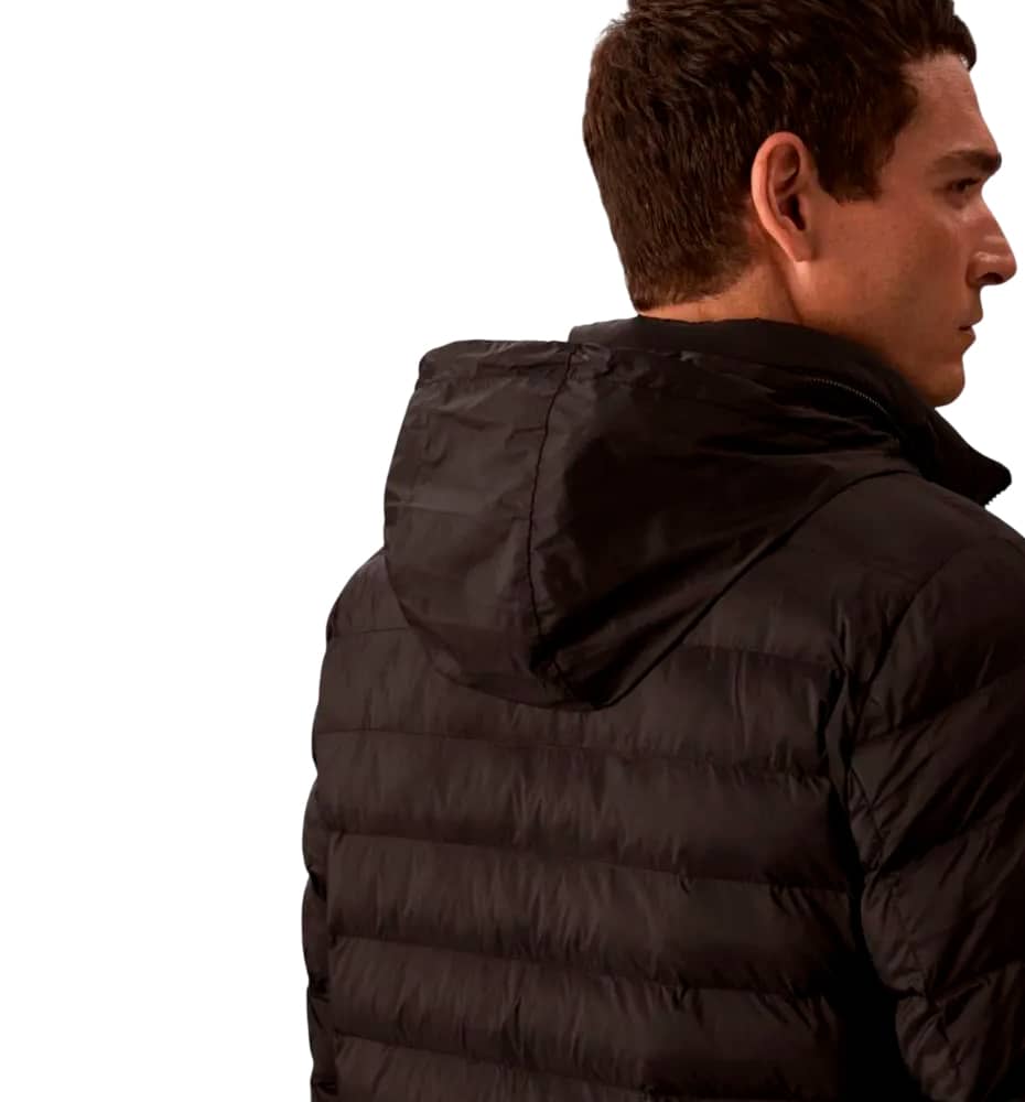 Chaqueta Casual_Hombre_CALVIN KLEIN Ls Nylon Lt Wt Hooded Fz Puffer