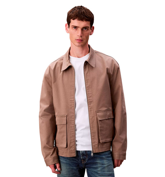 Chaqueta Casual_Hombre_CALVIN KLEIN Ls Utility Cotton Patch Pocket J