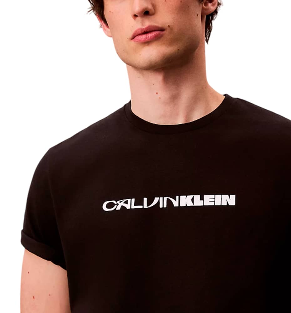 Camiseta M/c Casual_Hombre_CALVIN KLEIN Ss 20s Tc Ck Stack Graphic Tee