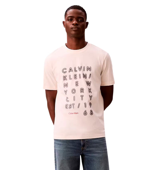Camiseta Casual Calvin Klein 20s Lights Grap
