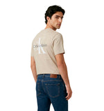 Calvin Klein Men's 30s Classic Back Monologo Casual T-Shirt