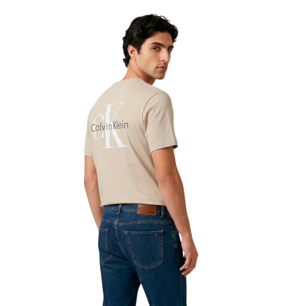 Camiseta Casual Calvin Klein 30s Classic Back Monologo