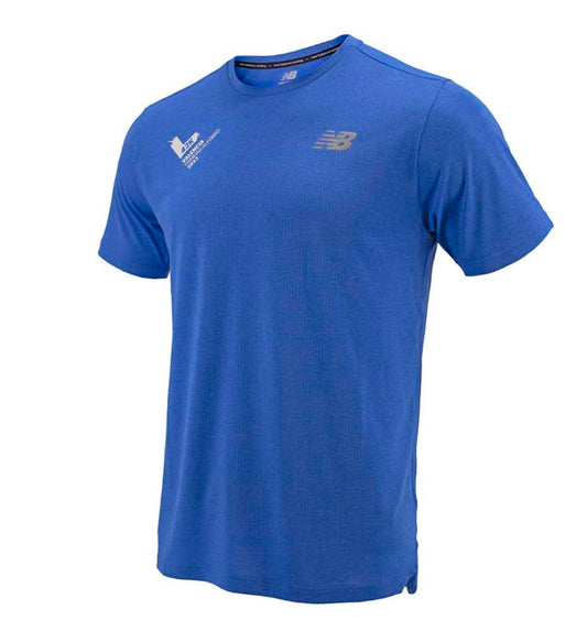 T-shirt M/c Running_Men_NEW BALANCE Impact Run Short Sleeve Valencia