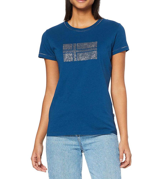 Camiseta M/c Casual_Mujer_NAPAPIJRI Sefro Dark