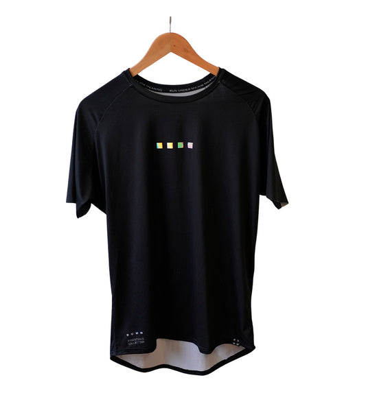 Camiseta M/c Running_Hombre_RUMM Essential Black