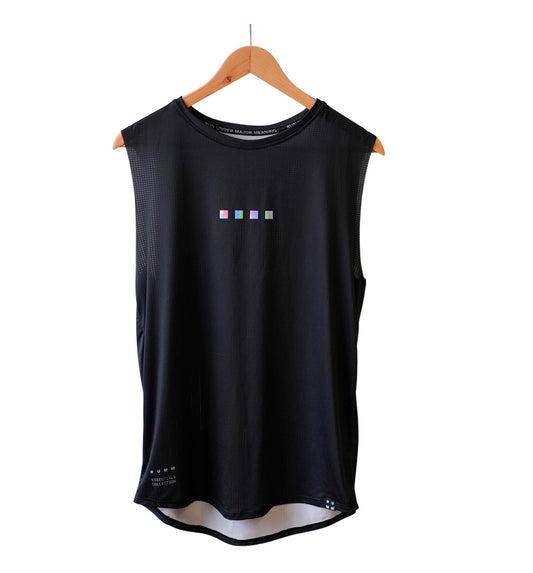 Running_Men's_RUMM Essential Black Tank Sleeveless Shirt