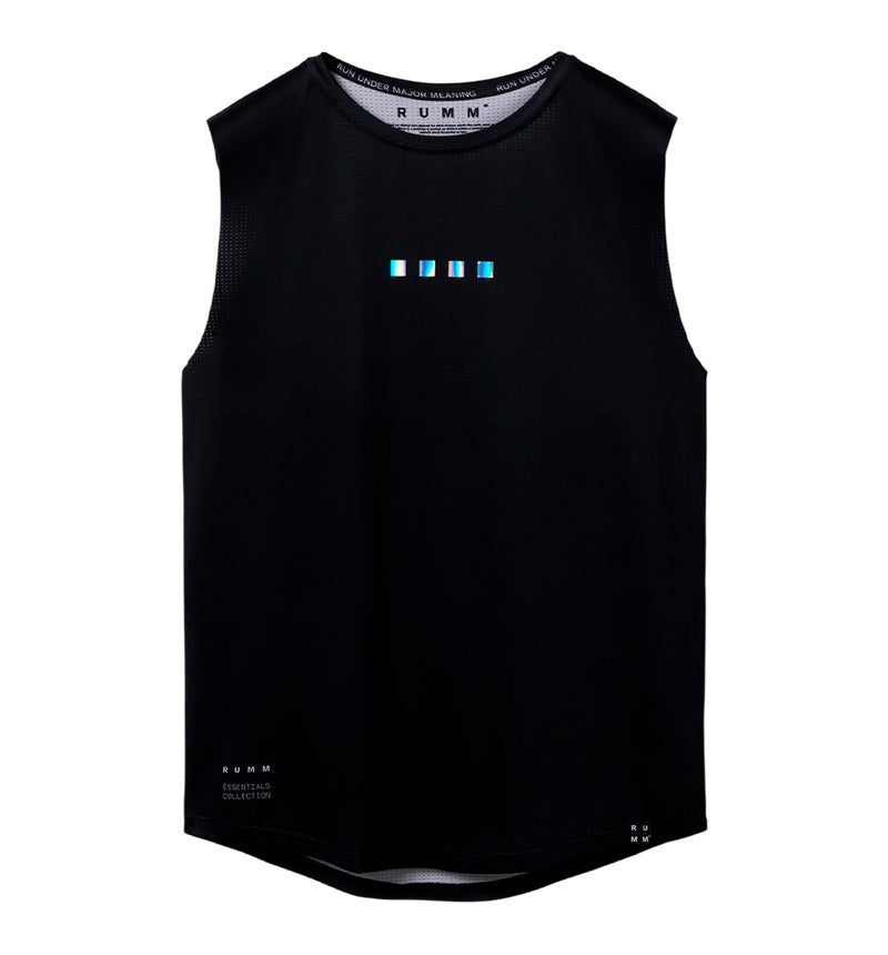 Camiseta Sin Mangas Running Rumm Essential Black Tank