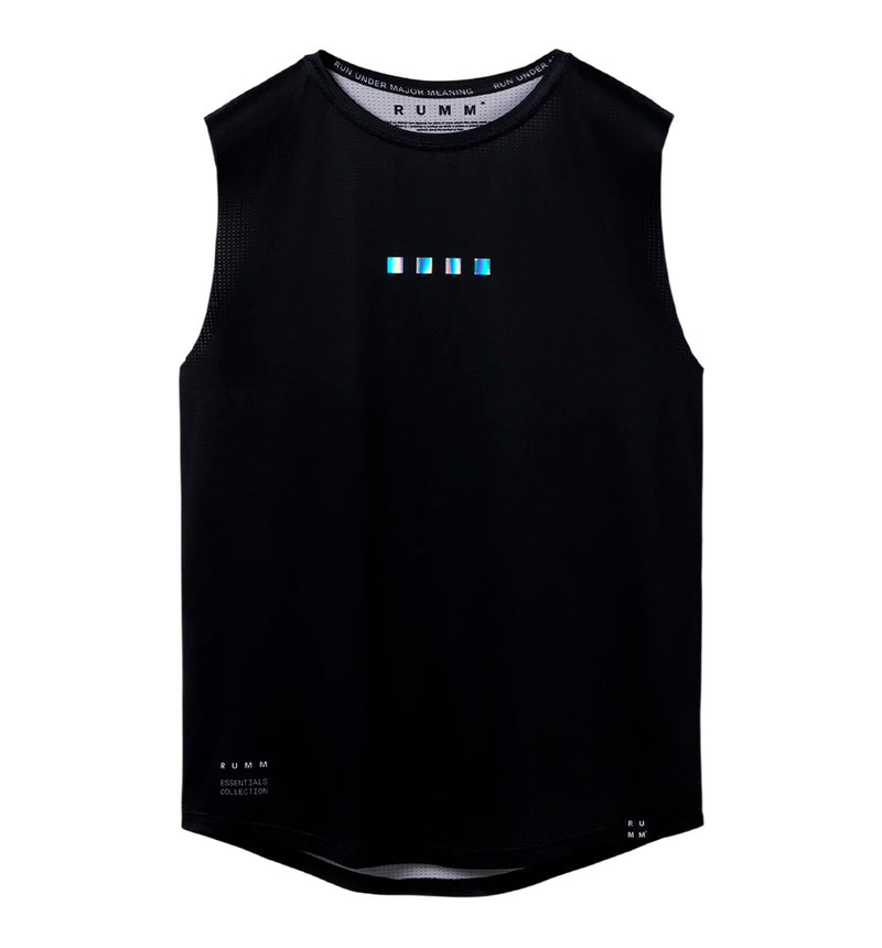 Camiseta Sin Mangas Running Rumm Essential Black Tank