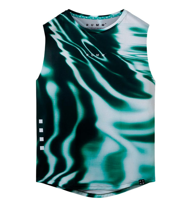 Sleeveless Running Tank Top Rumm Glass Green