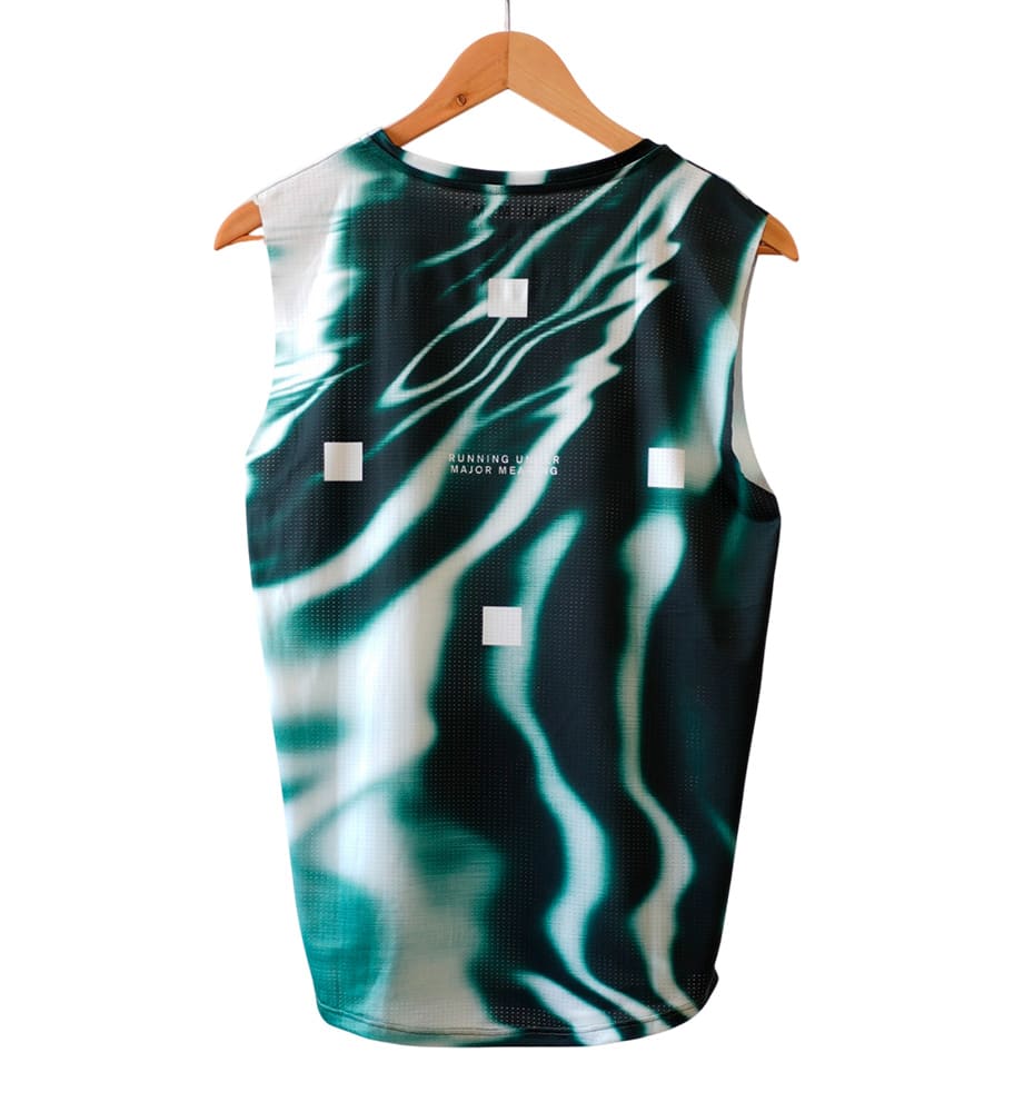 Camiseta Sin Mangas Running_Mujer_RUMM Glass Green Tank Woman