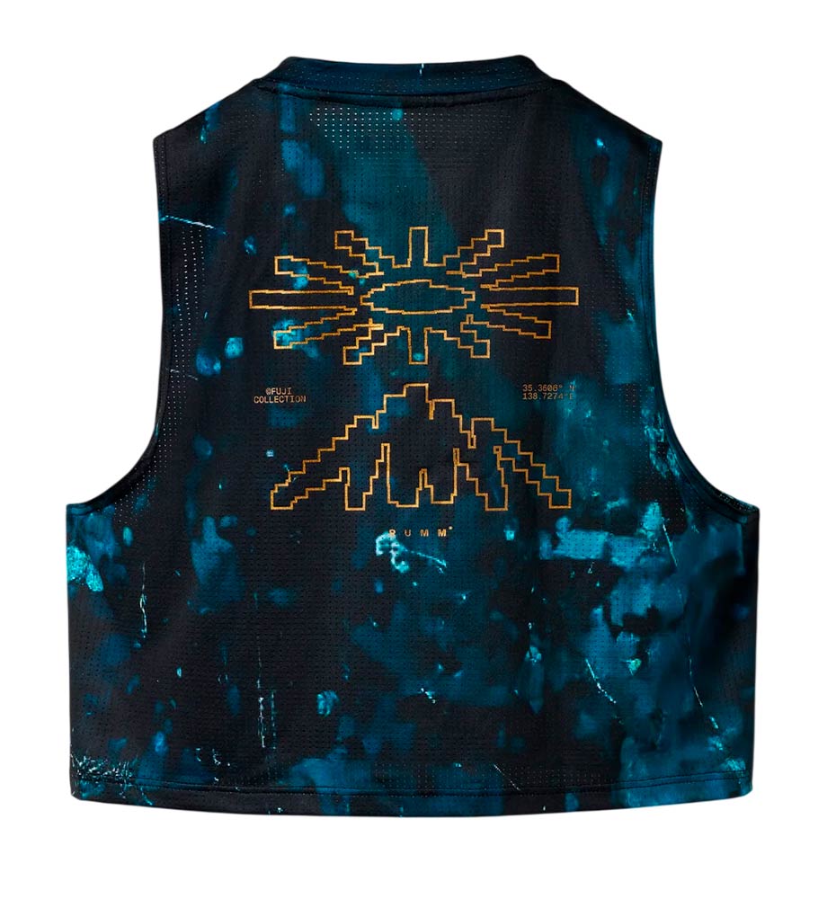 Camiseta De Tirantes Running Rumm Myzu blue woman top