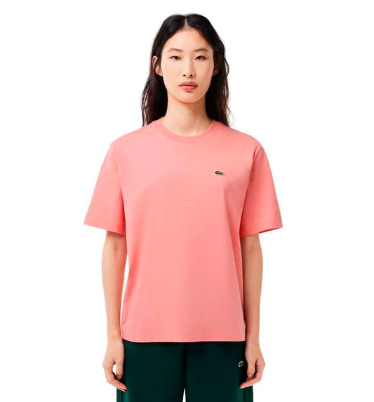 Camiseta M/c Casual_Mujer_LACOSTE Relaxed Fit Plain Soft
