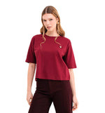 Camiseta M/C Casual Guess Colette Boxy T-Shirt