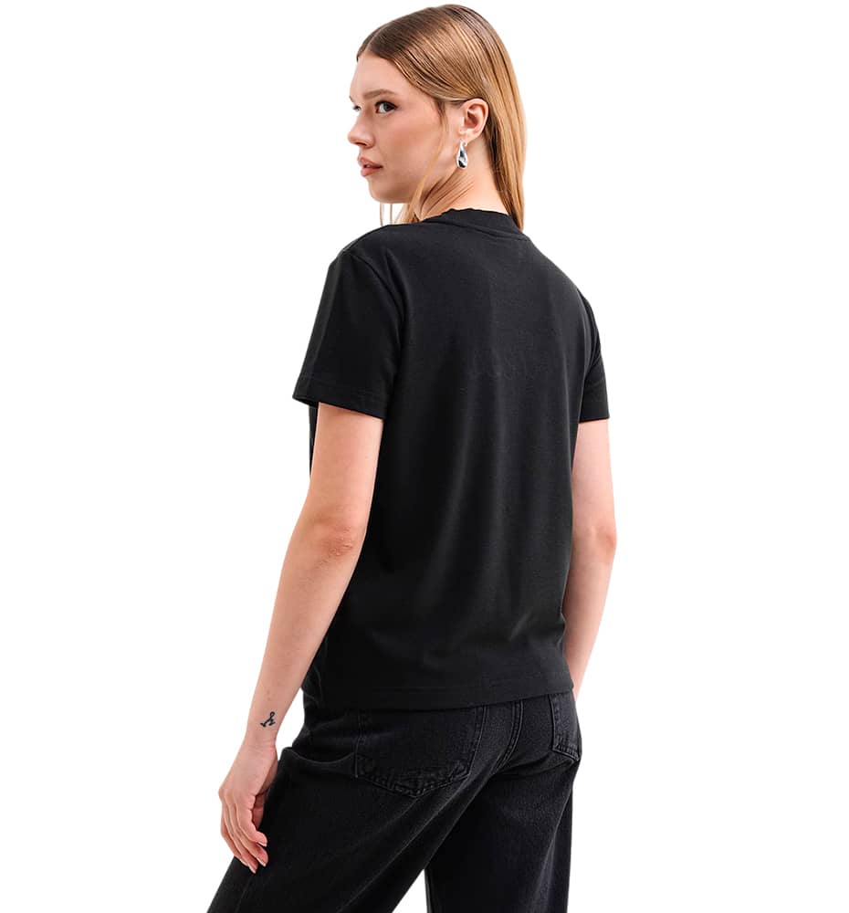 Camiseta M/c Casual_Mujer_GUESS Dora Knit-collar Tee