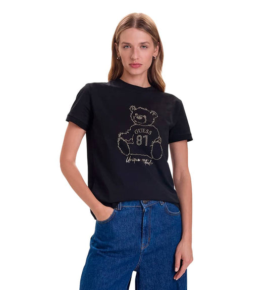 T-shirt M/c Casual_Mujer_GUESS Unique Attitude Ss T-shirt