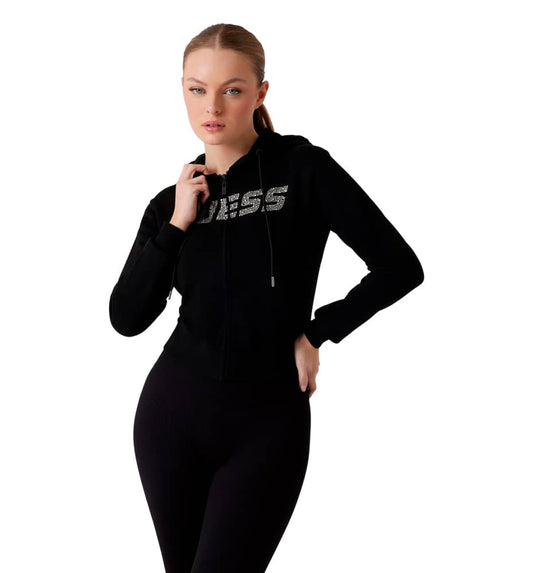 Chaqueta Casual_Mujer_GUESS Primula Rhinestones Full Zip S