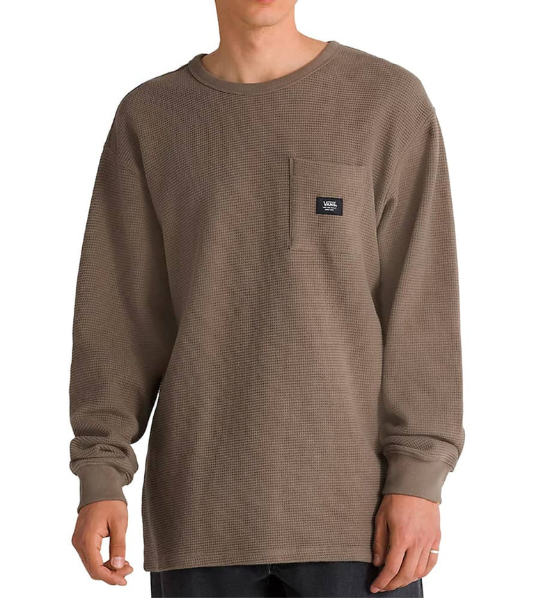 Vans Alder Ls Pocket Thermal Casual T-Shirt (M/L)
