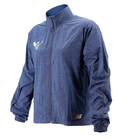 Chaqueta Running_Mujer_NEW BALANCE Maratón Valencia Pr Imp Lt Pk Jkt