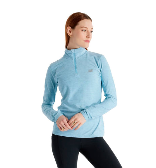 Running_Women_NEW BALANCE Sport Essentials Space Dye Sweatshirt