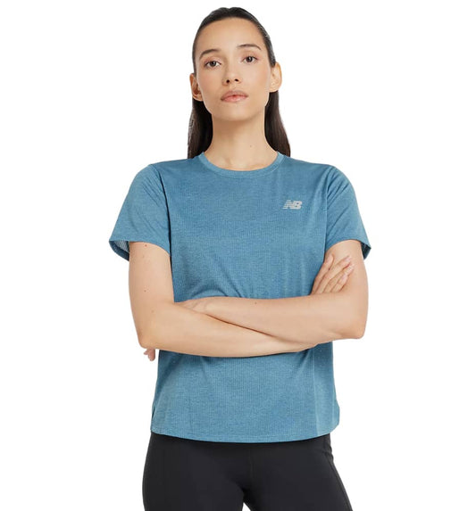 T-shirt M/c Running_Woman_NEW BALANCE Athletics Short Sleeve