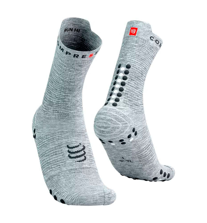 Meias de Compressão de Corrida Compressport Pro Racing Socks V4.0 Run High