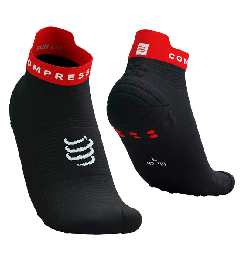 Meias de Corrida Compressport Pro Racing Socks V4.0 Run Low