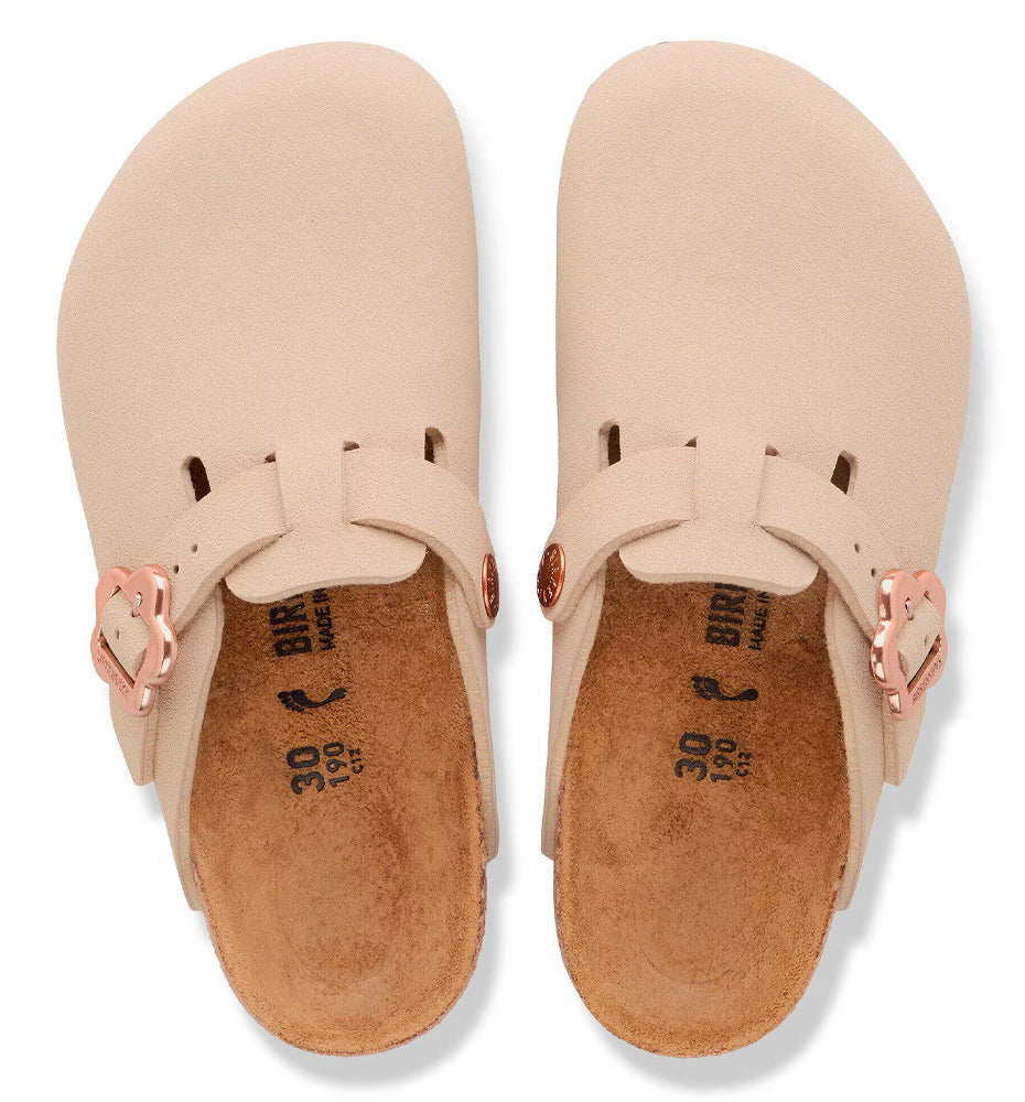 Sandalias Casual Birkenstock Boston Flower Buckle Kids