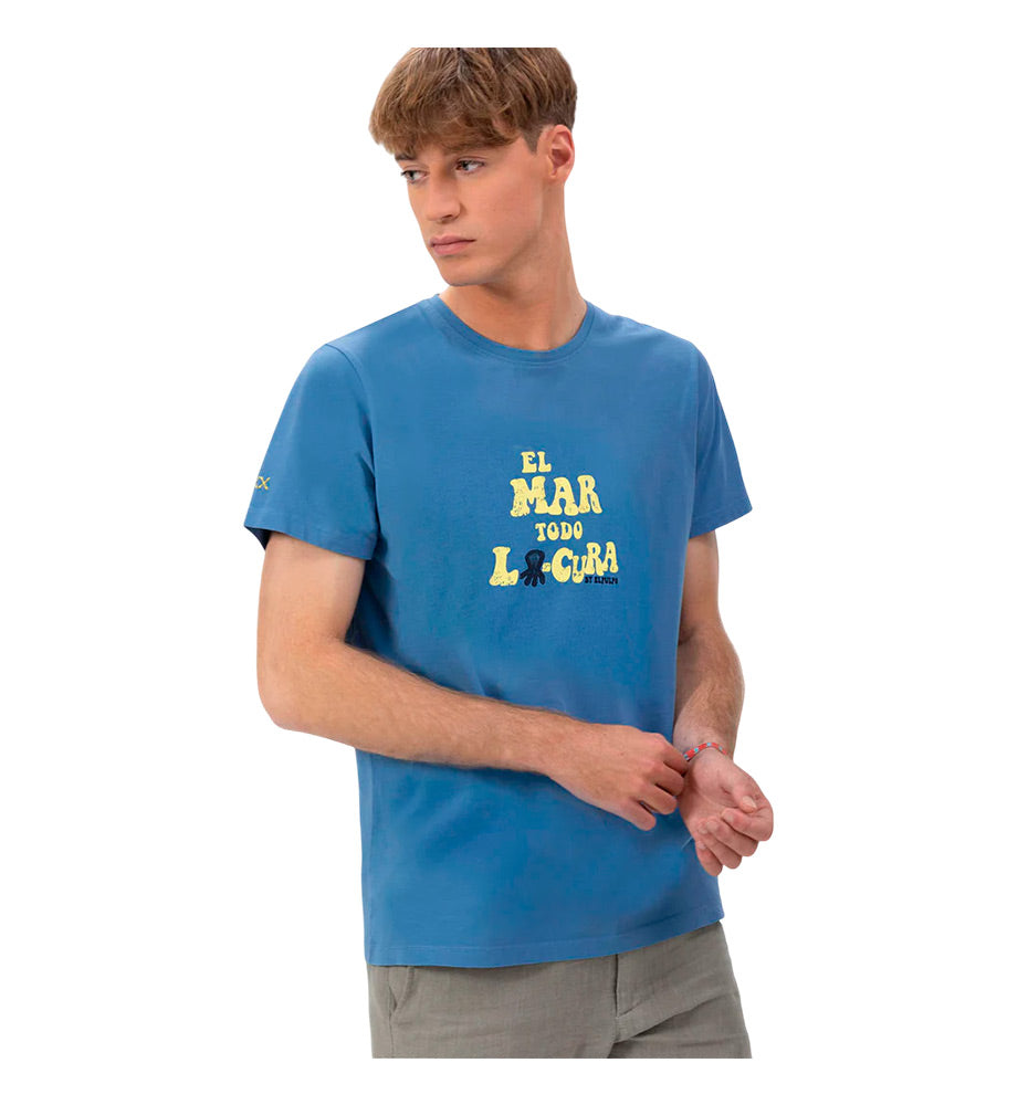 Casual Men's M/c T-shirt THE OCTOPUS The Sea Heals Everything