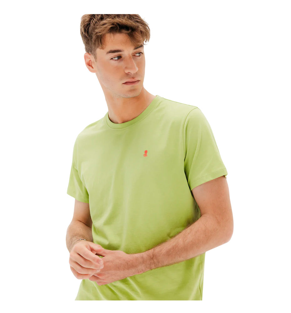 Camiseta Casual_Hombre_EL PULPO Camiseta Basica Bordado