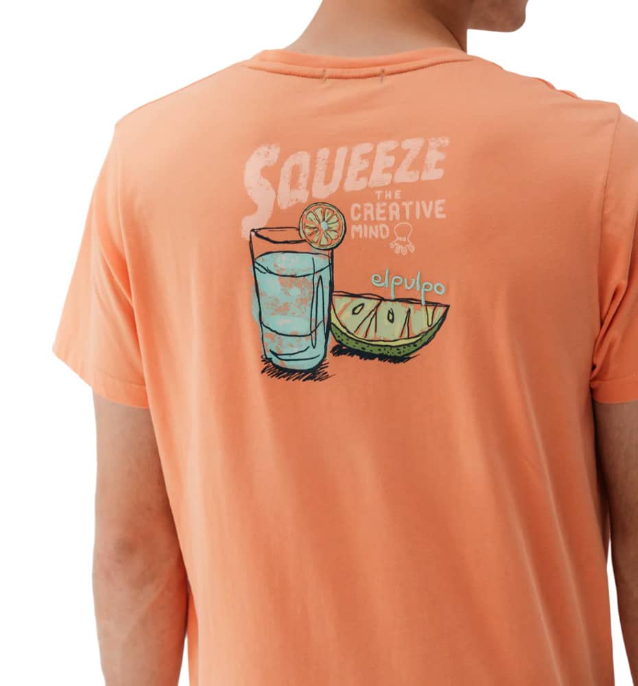 Camiseta Casual_Hombre_EL PULPO Camiseta Estampado Squeeze