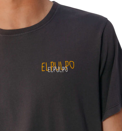 Camiseta Casual El Pulpo Logo Tejido