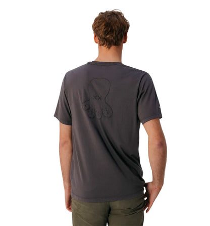 Camiseta Casual El Pulpo Logo Tejido